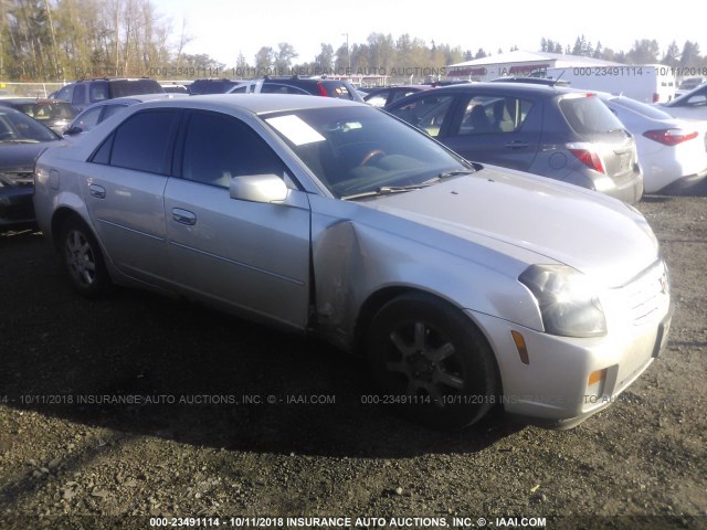 1G6DP577070136316 - 2007 CADILLAC CTS HI FEATURE V6 SILVER photo 1