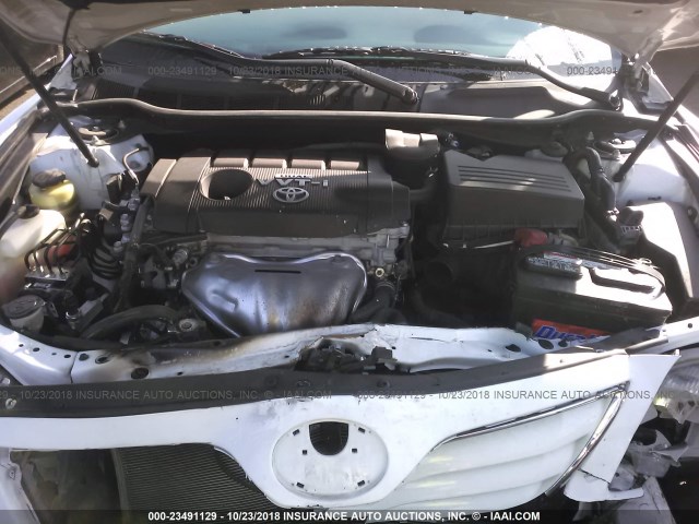 4T1BF3EK9AU527303 - 2010 TOYOTA CAMRY SE/LE/XLE თეთრი ფოტო 10