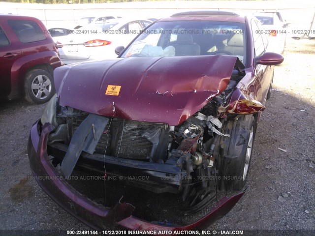 1N4BL11D25C149738 - 2005 NISSAN ALTIMA SE/SL/SE-R RED photo 6