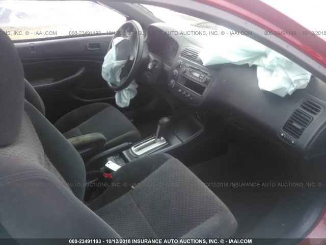 1HGEM22194L020328 - 2004 HONDA CIVIC DX VP Qırmızı foto 5