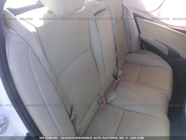 19UDE2F38GA019014 - 2016 ACURA ILX WATCH PLUS WHITE photo 8