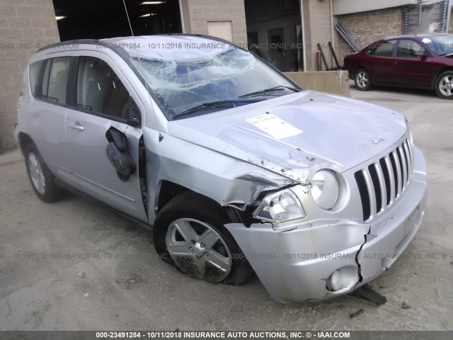 1J4NF4FB1AD645281 - 2010 JEEP COMPASS SPORT SILVER photo 1