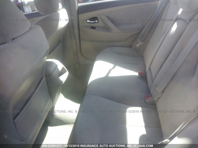 4T4BE46K98R018156 - 2008 TOYOTA CAMRY CE/LE/XLE/SE BLUE photo 8