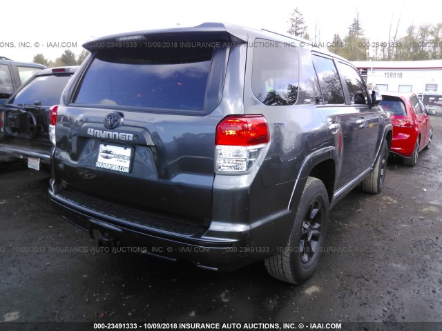 JTEBU5JR6C5109122 - 2012 TOYOTA 4RUNNER SR5/LIMITED/TRAIL GRAY photo 4