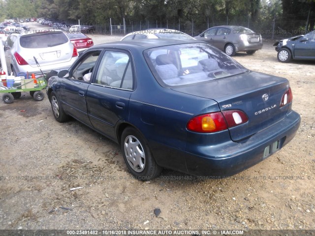 1NXBR18E6WZ009903 - 1998 TOYOTA COROLLA VE/CE/LE GREEN photo 3
