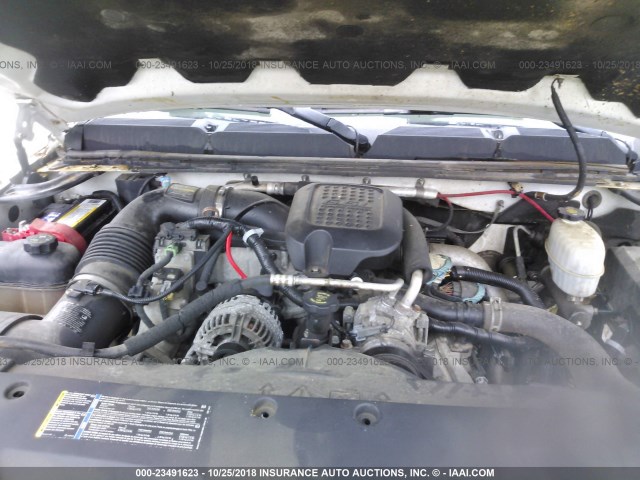 1GBHK34697E548142 - 2007 CHEVROLET SILVERADO K3500 WHITE photo 10