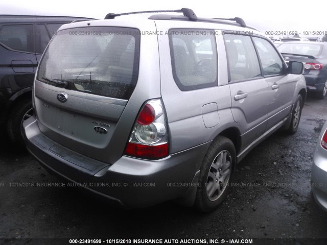 JF1SG67656H719438 - 2006 SUBARU FORESTER 2.5X LL BEAN BEIGE photo 4