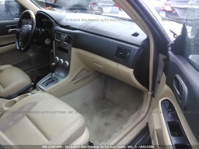 JF1SG67656H719438 - 2006 SUBARU FORESTER 2.5X LL BEAN BEIGE photo 5