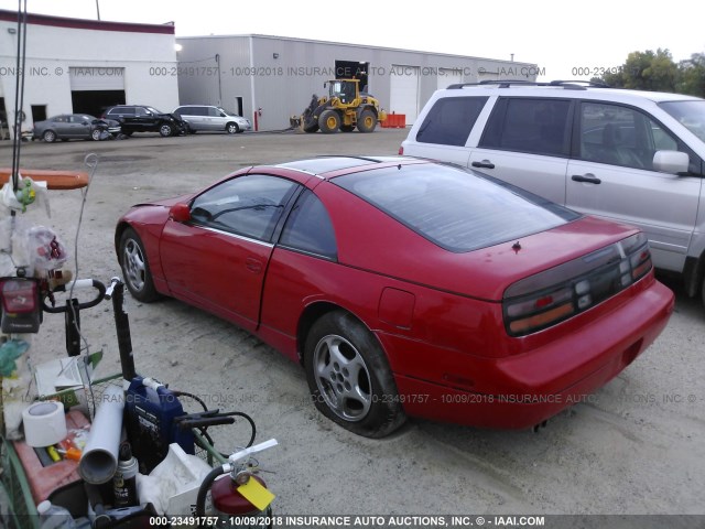 JN1RZ26H7PX536180 - 1993 NISSAN 300ZX 2+2 RED photo 3