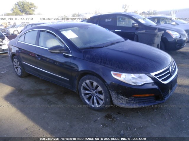 WVWMN7AN0BE715582 - 2011 VOLKSWAGEN CC SPORT BLACK photo 1