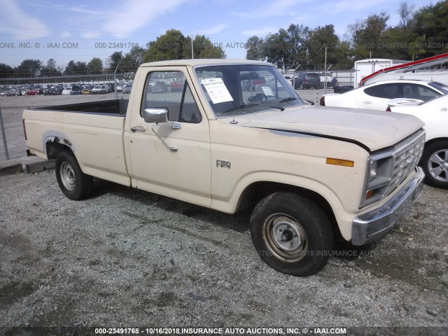 1FTDF15Y1GKB89468 - 1986 FORD F150 GOLD photo 1