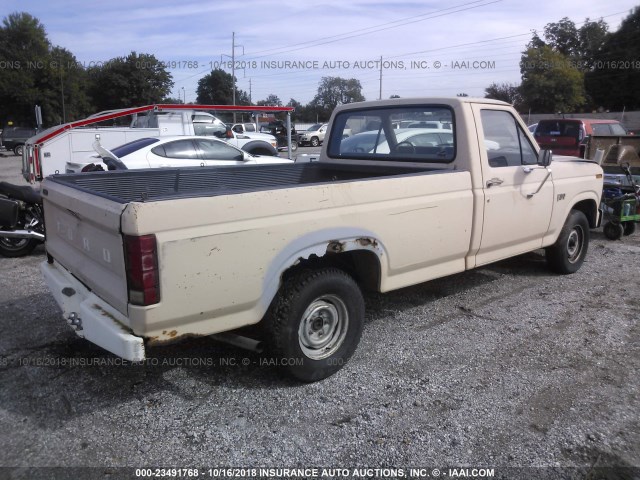 1FTDF15Y1GKB89468 - 1986 FORD F150 GOLD photo 4