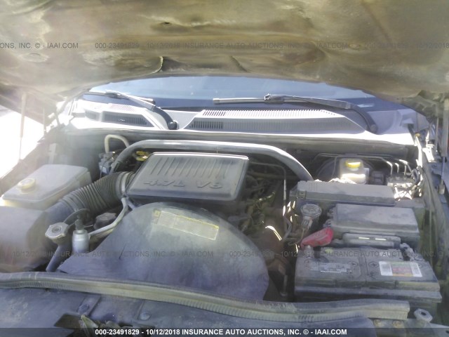 1J8HG48P27C671243 - 2007 JEEP COMMANDER BLACK photo 10