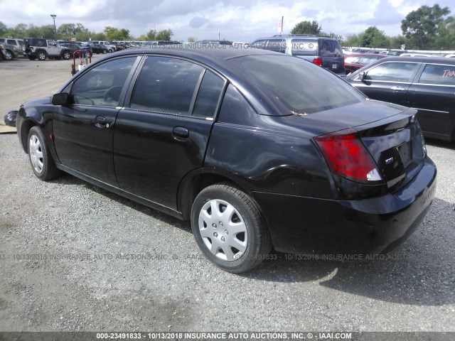 1G8AJ52F03Z189033 - 2003 SATURN ION LEVEL 2 黑色 照片 3