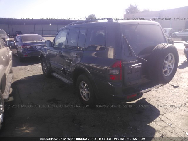 JA4MW31R11J040303 - 2001 MITSUBISHI MONTERO XLS BLACK photo 3