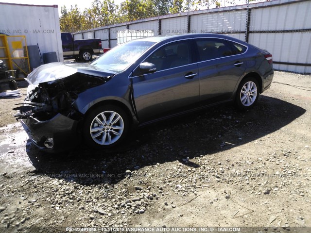 4T1BK1EB7DU043151 - 2013 TOYOTA AVALON PREMIUM/TOURING/LIMITED GRAY photo 2