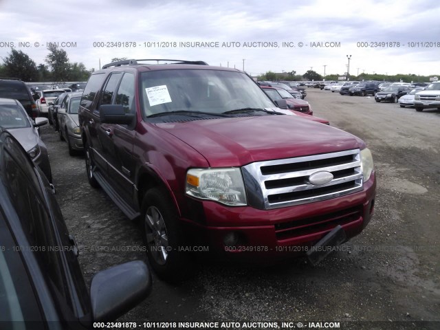 1FMFK15578LA14062 - 2008 FORD EXPEDITION EL XLT RED photo 1