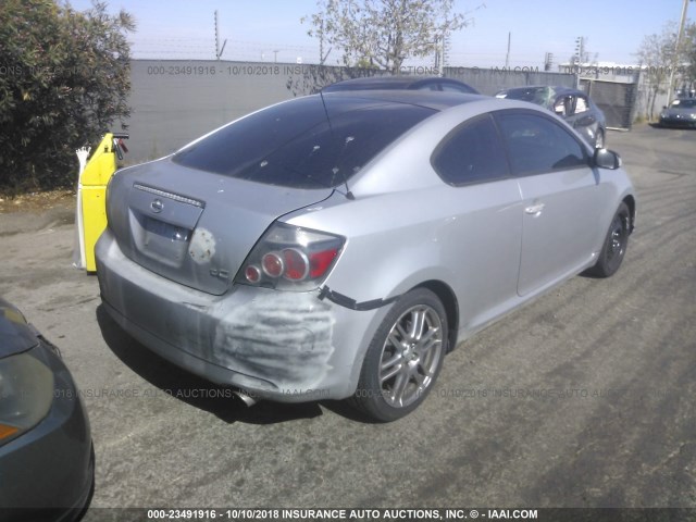 JTKDE167380264699 - 2008 TOYOTA SCION TC 银色 照片 4