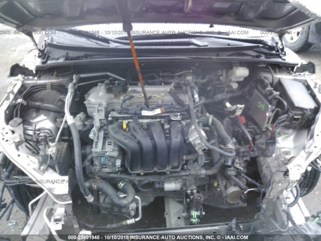 2T1BURHE6FC425738 - 2015 TOYOTA COROLLA L/LE/LE PLS/PRM/S/S PLS GRAY photo 10