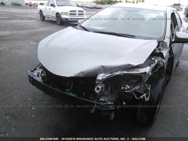 2T1BURHE6FC425738 - 2015 TOYOTA COROLLA L/LE/LE PLS/PRM/S/S PLS GRAY photo 6