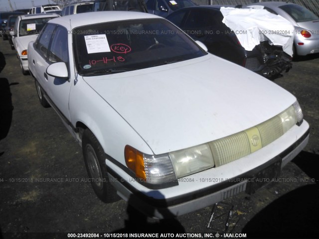 1MEBM50U0JG659670 - 1988 MERCURY SABLE GS WHITE photo 1