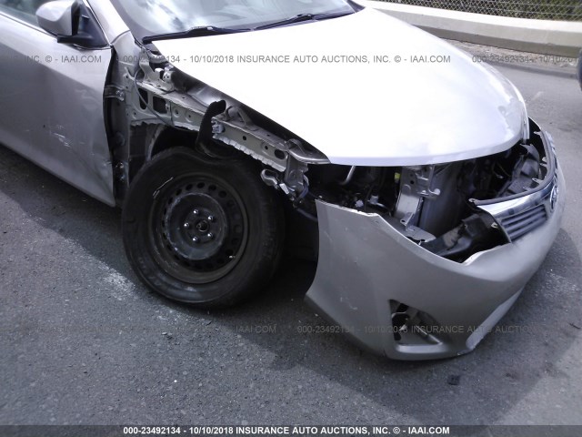 4T1BF1FK5DU711662 - 2013 TOYOTA CAMRY L/SE/LE/XLE ოქროსფერი ფოტო 6