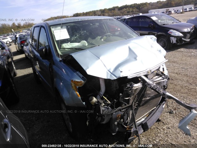 2A8HR44H88R743709 - 2008 CHRYSLER TOWN & COUNTRY LX Light Blue photo 1