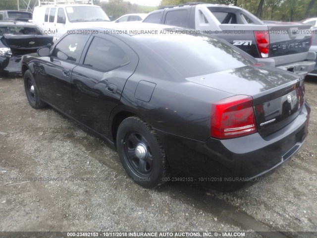 2B3KA43G37H770979 - 2007 DODGE CHARGER SE/SXT BLACK photo 3