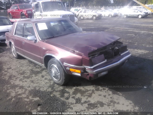 1C3XC66R0LD889804 - 1990 CHRYSLER NEW YORKER C-BODY LANDAU MAROON photo 1