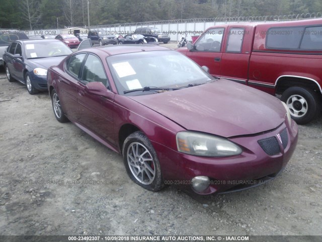 2G2WR524X41169468 - 2004 PONTIAC GRAND PRIX GTP BURGUNDY photo 1