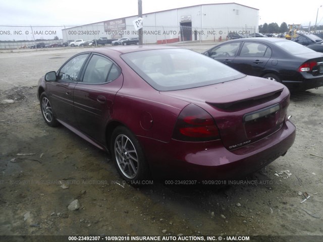 2G2WR524X41169468 - 2004 PONTIAC GRAND PRIX GTP BURGUNDY photo 3