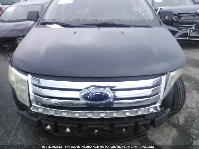 2FMDK38C47BA99177 - 2007 FORD EDGE SEL GRAY photo 10