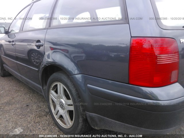 WVWVD23B8YE272233 - 2000 VOLKSWAGEN PASSAT GLX 黑色 照片 6