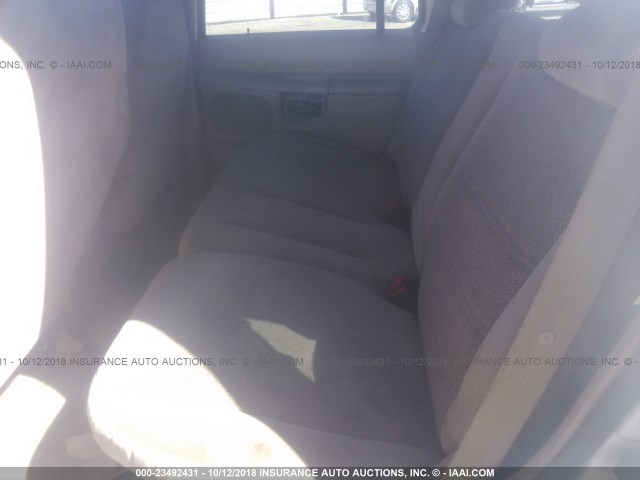 1FMZU62E81ZA50421 - 2001 FORD EXPLORER XLS WHITE photo 8