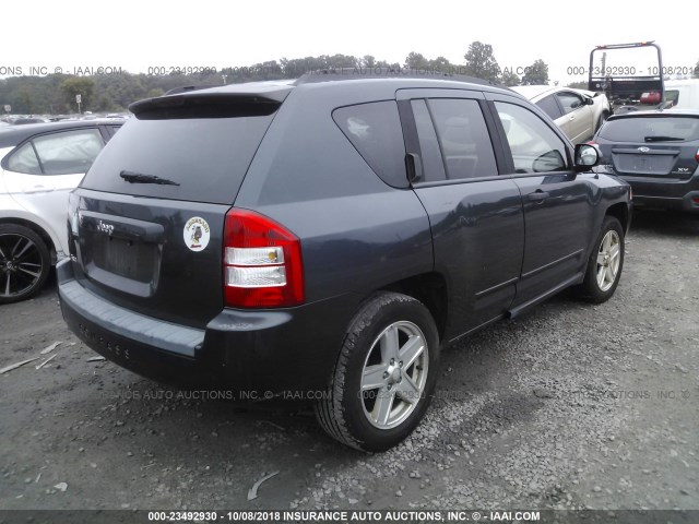 1J8FF47WX8D510783 - 2008 JEEP COMPASS SPORT GRAY photo 4