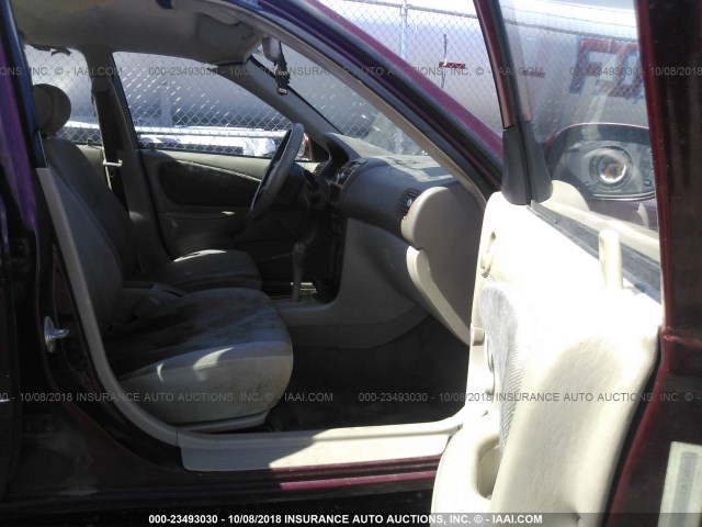 1NXBR12E8XZ249965 - 1999 TOYOTA COROLLA VE/CE/LE 勃艮第红 照片 5