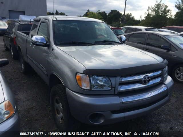 5TBBN44134S434851 - 2004 TOYOTA TUNDRA ACCESS CAB SR5 GRAY photo 1