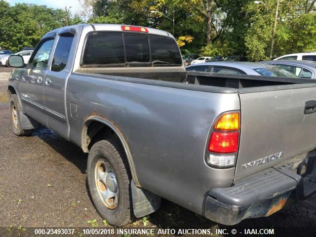 5TBBN44134S434851 - 2004 TOYOTA TUNDRA ACCESS CAB SR5 GRAY photo 6