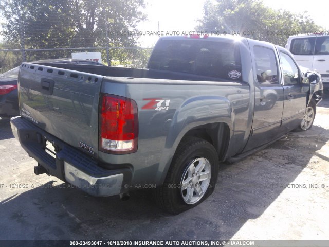 3GTP2VE32BG301537 - 2011 GMC SIERRA K1500 SLE GRAY photo 4