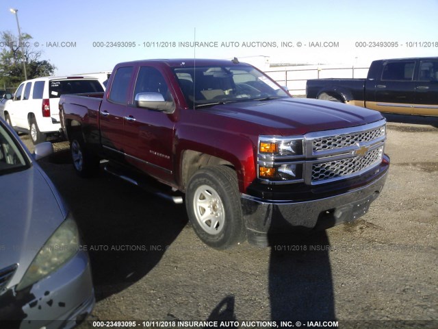 1GCVKSEJ6EZ376542 - 2014 CHEVROLET SILVERADO K1500 LTZ MAROON photo 1