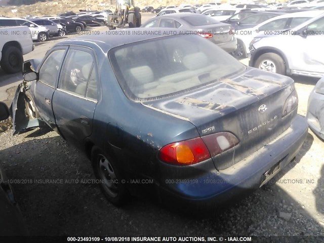 1NXBR12E8WZ073059 - 1998 TOYOTA COROLLA VE/CE/LE GREEN photo 3