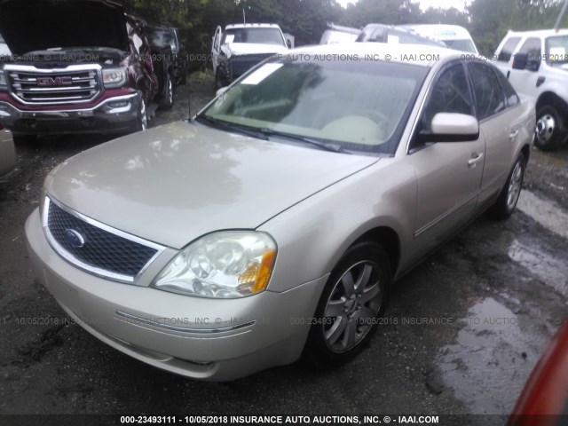1FAFP24126G132686 - 2006 FORD FIVE HUNDRED SEL GRAY photo 2