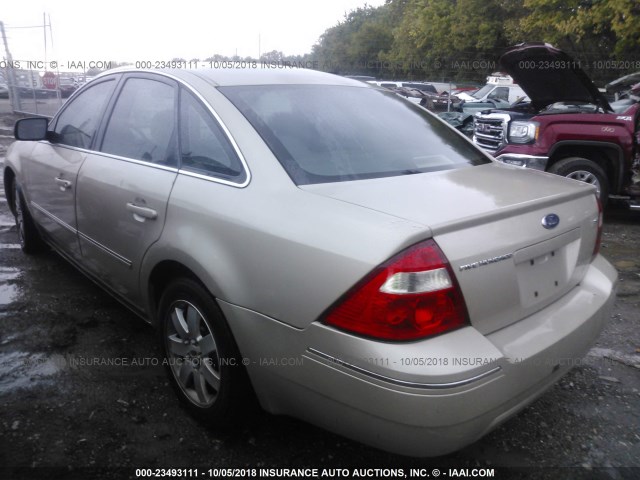 1FAFP24126G132686 - 2006 FORD FIVE HUNDRED SEL GRAY photo 3