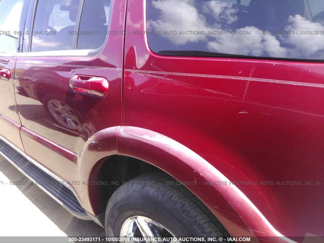 5LMEU88H44ZJ02382 - 2004 LINCOLN AVIATOR 红色 照片 6
