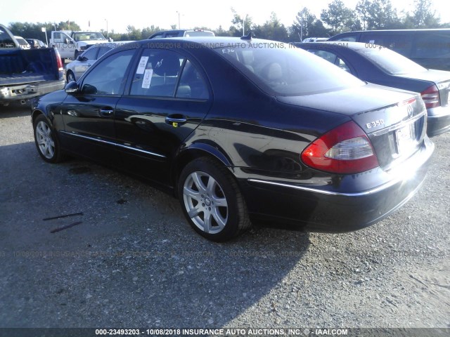 WDBUF87X48B331583 - 2008 MERCEDES-BENZ E 350 4MATIC BLACK photo 3