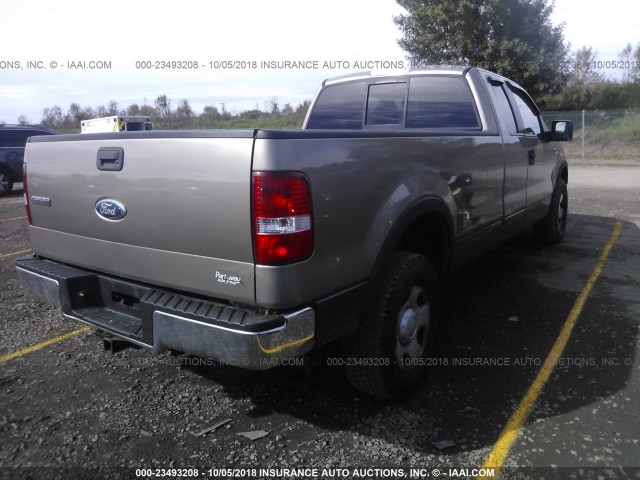 1FTVX14536NA38556 - 2006 FORD F150 TAN photo 4