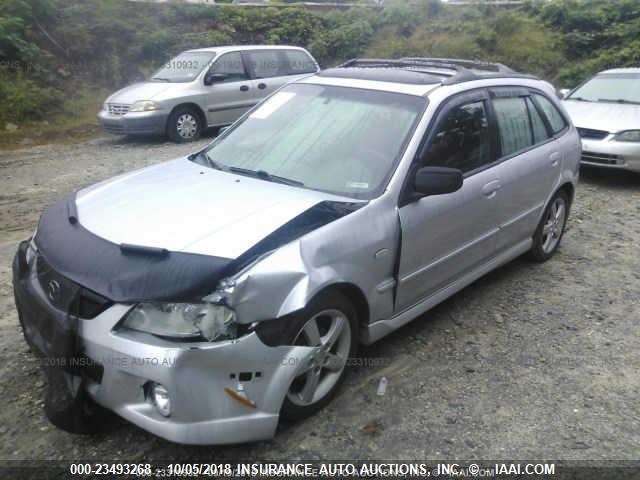 JM1BJ245431172117 - 2003 MAZDA PROTEGE PR5 SILVER photo 2