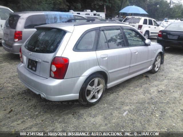 JM1BJ245431172117 - 2003 MAZDA PROTEGE PR5 SILVER photo 4