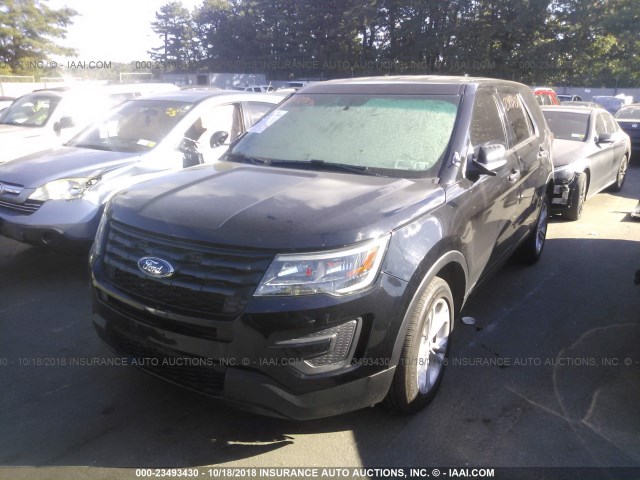 1FM5K8AR7GGA36857 - 2016 FORD EXPLORER POLICE INTERCEPTOR BLACK photo 2