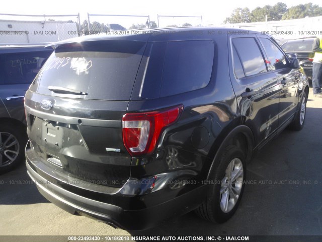 1FM5K8AR7GGA36857 - 2016 FORD EXPLORER POLICE INTERCEPTOR BLACK photo 4